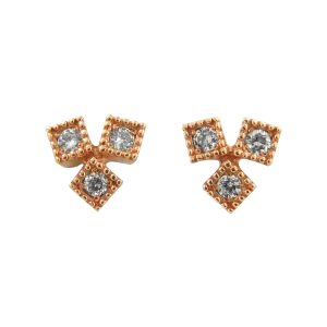 Diamond Italian Earrings