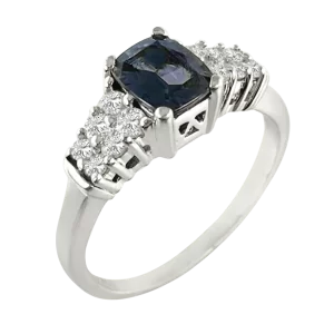 Diamond Alexandrite Ring