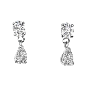 Diamond Dangle Earrings