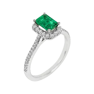 Diamond Emerald Ring