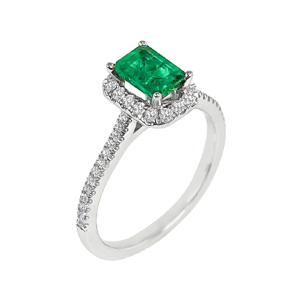 Diamond Emerald Ring