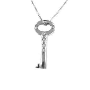 Diamond Key Necklace