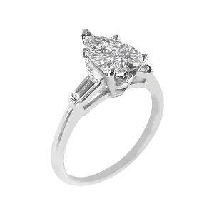 Diamond Pear Ring