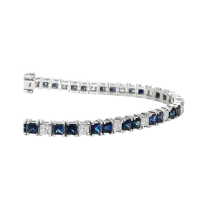 Diamond Sapphire Bracelet