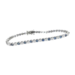 Diamond Sapphire Bracelet