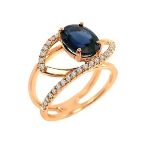 Diamond Sapphire Ring