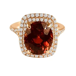 Diamond Tourmaline Dripping in Diamonds Ring