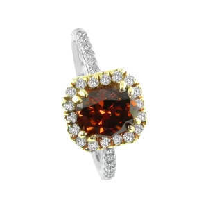 Fancy Brown Diamond Ring GIA Certified