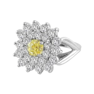 Fancy Yellow Diamond Ring GIA