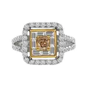 GIA Fancy Pink Diamond Ring