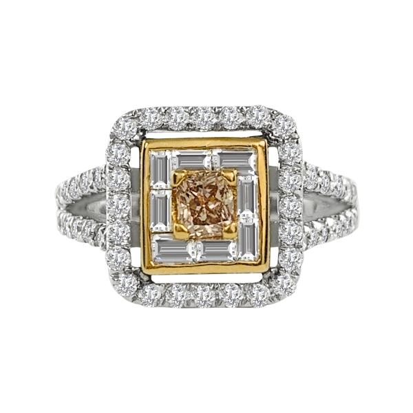 GIA Fancy Pink Diamond Ring