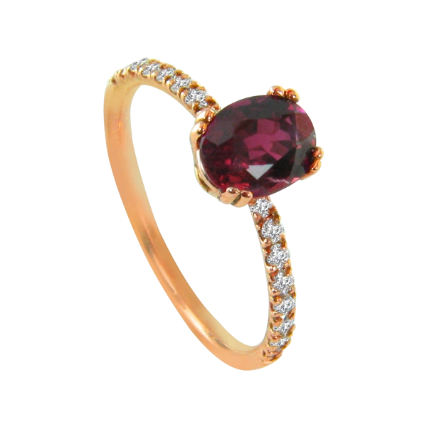 GIA NO HEAT Diamond Ruby Ring - Image 3