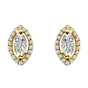 Diamond Marquise Earrings