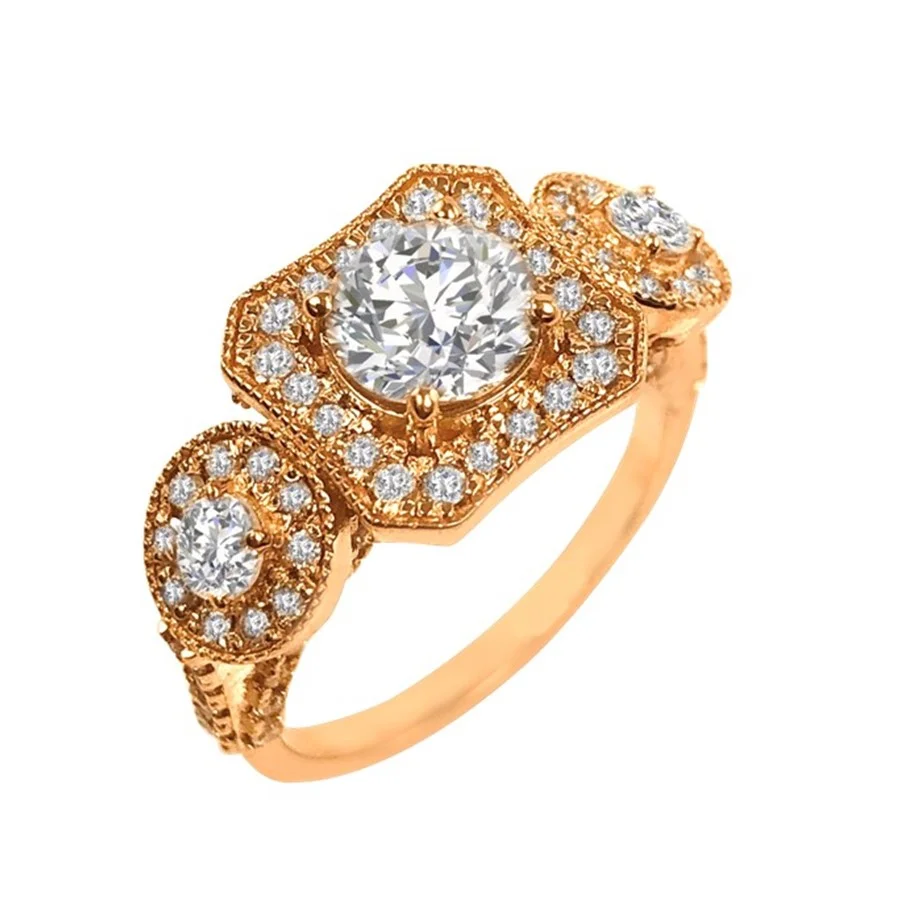 Diamond Engagement Ring 18k Deco Inspo